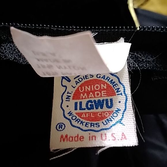 Vintage Karen Lucas For Niki ILGWU Made In USA Velvet Women Dress Size 12 - Picture 9 of 14